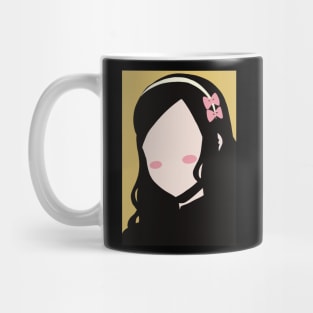 CAROL OLSTON MINIMALIST DESIGN FROM TOMO CHAN IS A GIRL ANIME Mug